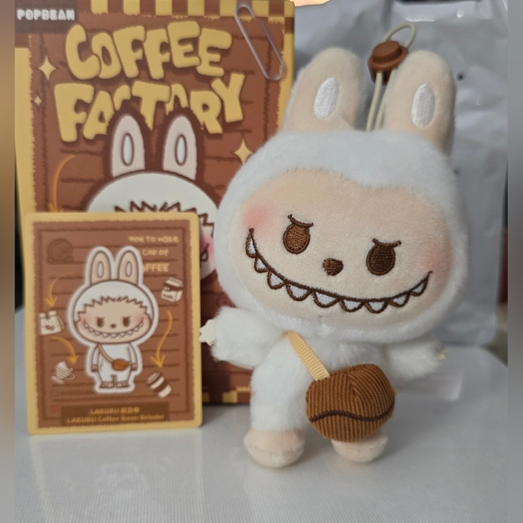 Pop Mart Coffee Factory Series Plush Pendant   "Labubu" - Picture 11 of 15